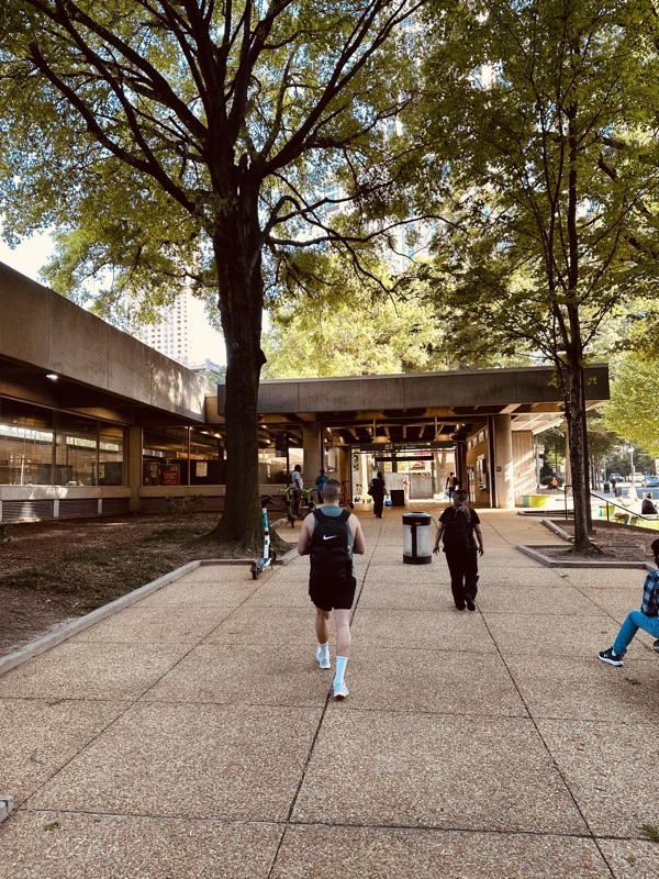 Civic Center Station — plaza entrance