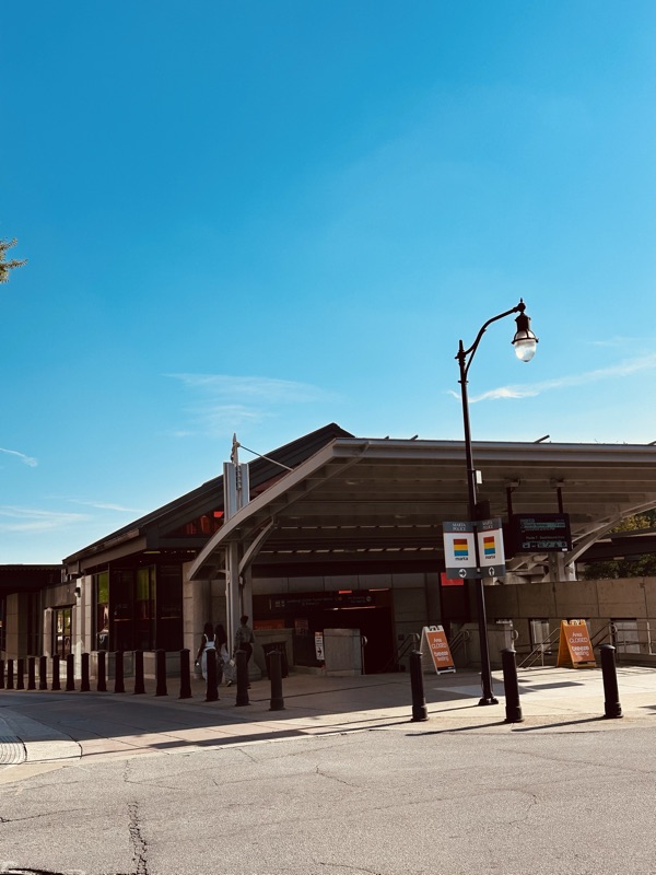 Five Points Station — arched roof entrance